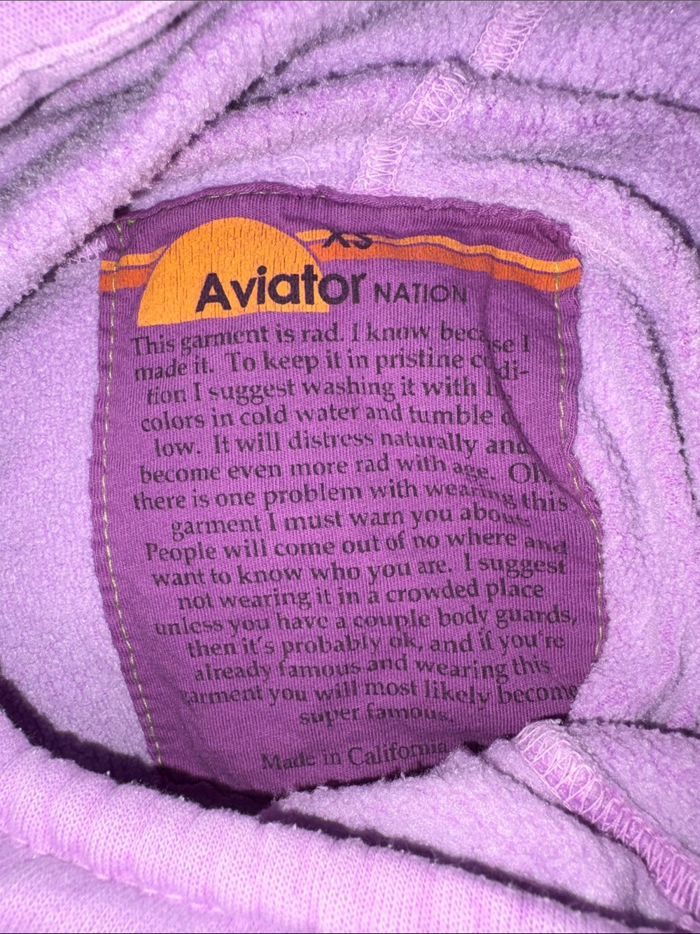 Aviator Nation Bundle of 2 Hooded Sweatshirts (READ DESCRIPTION) - Picture 10 of 10